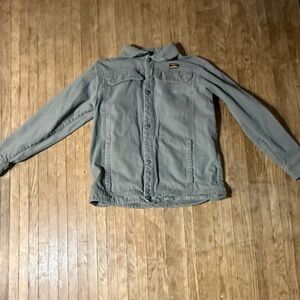 Gray/green caterpillar jacket